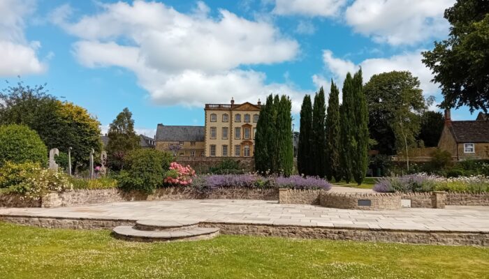 Sherborne House with extensive grounds for public access.