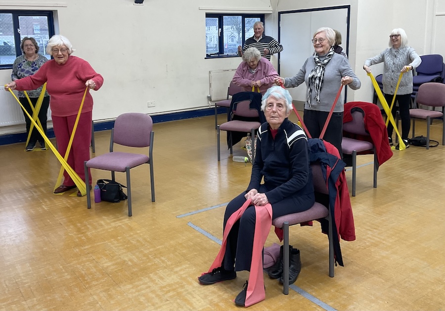 Movement To Music members at session.