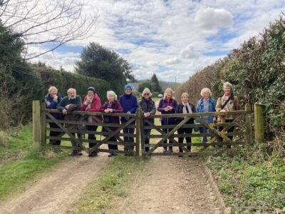 Piddlehinton East Walking group 3 at Piddlehinton.